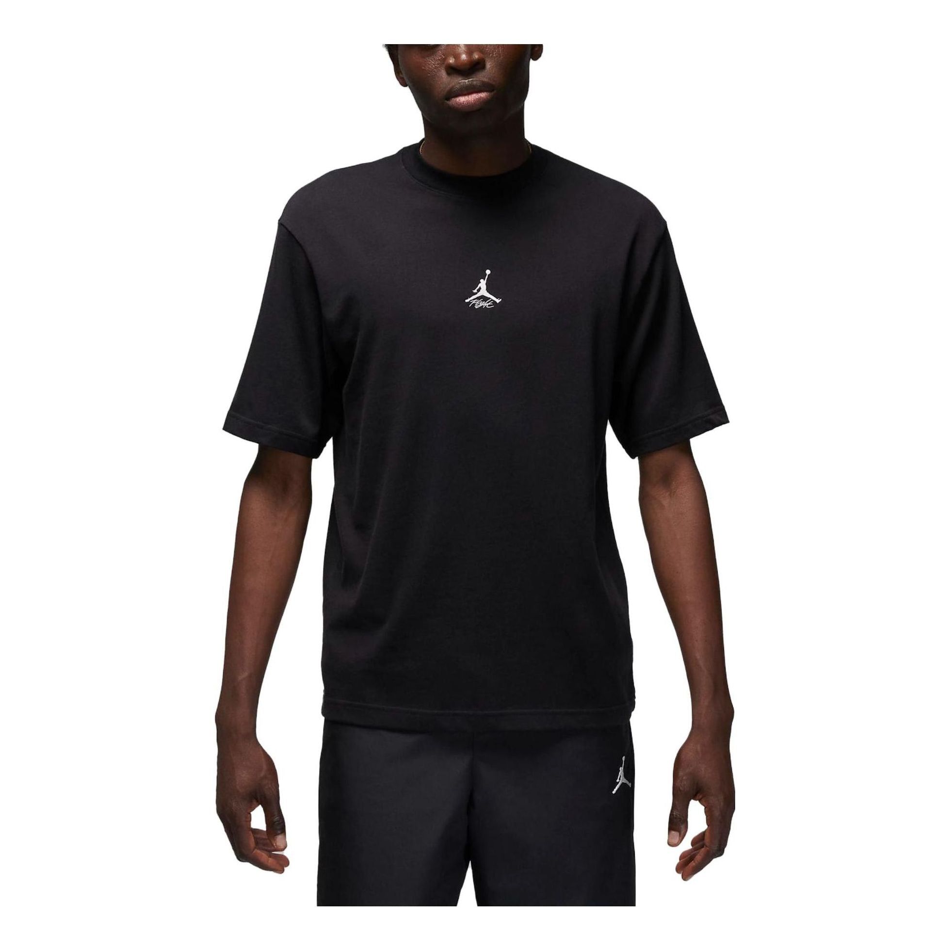 Air Jordan Logo T-Shirt 'Black' FB7384-010 sold by KicksCrew
