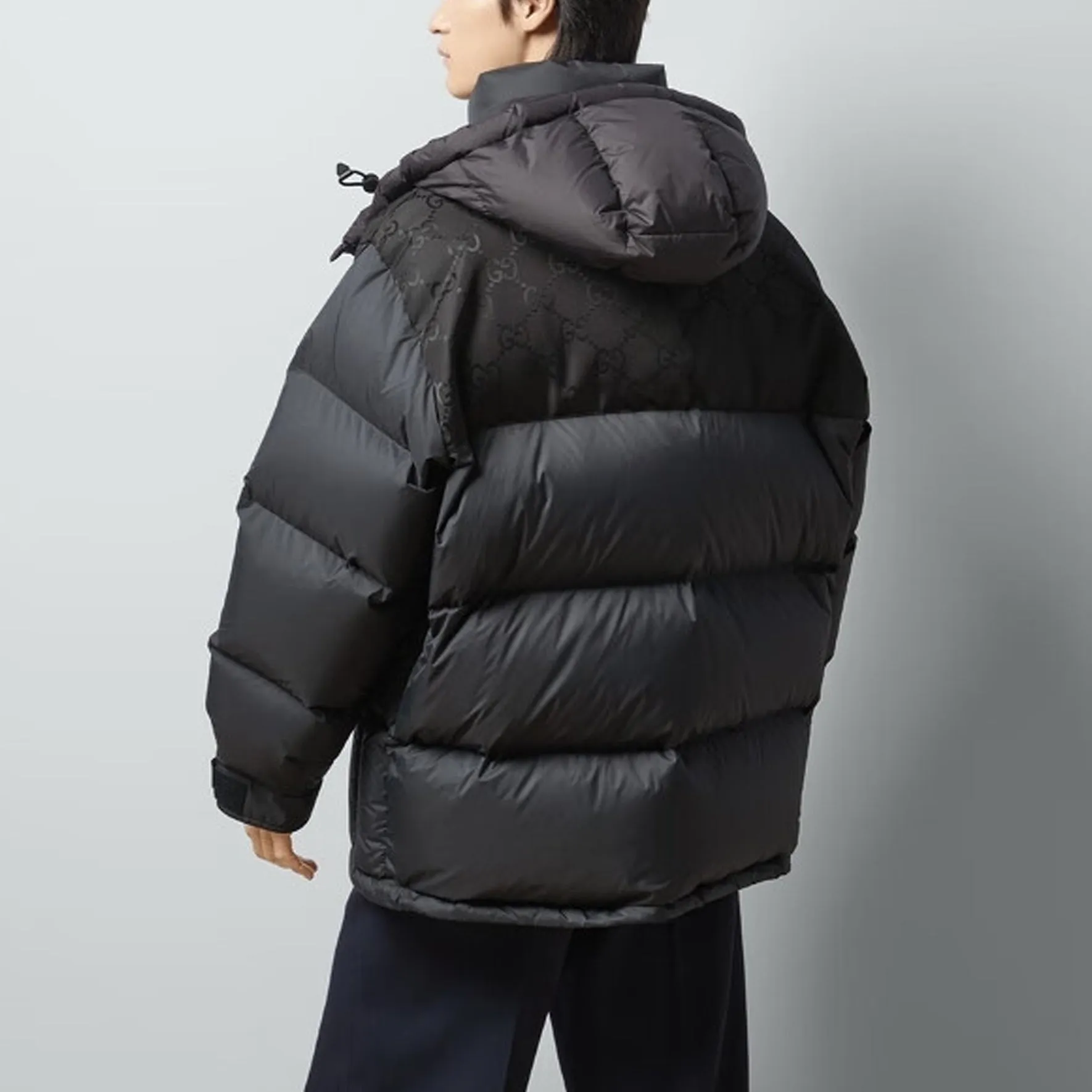 Gucci Nylon Down Jacket With GG Inserts 'Black' 762558-Z8BNG-1000 sold by KicksCrew product image thumbnail 5