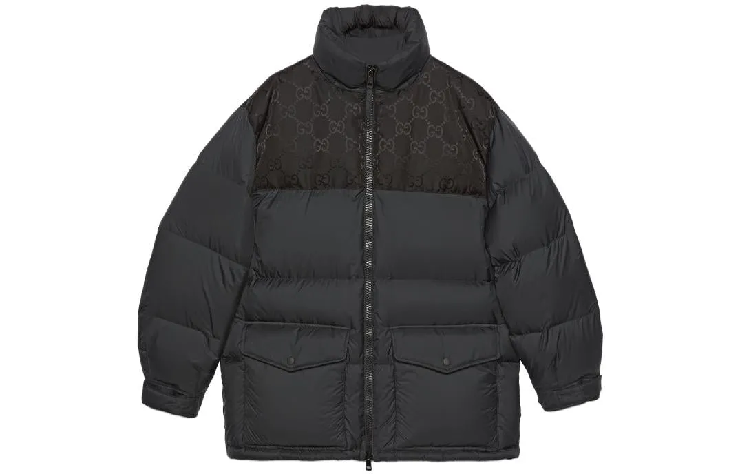 Gucci Nylon Down Jacket With GG Inserts 'Black' 762558-Z8BNG-1000 sold by KicksCrew product image thumbnail 2