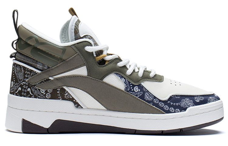 Li-Ning Superwave Mid 'White Olive Green' AGCS105-3 sold by KicksCrew product image thumbnail 2