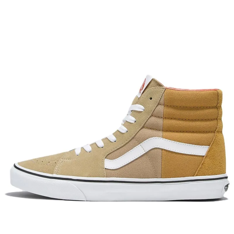 Vans Sk8-Hi Split Duck Canvas Shoes 'Beige Gold' VN0009QN448 sold by KicksCrew
