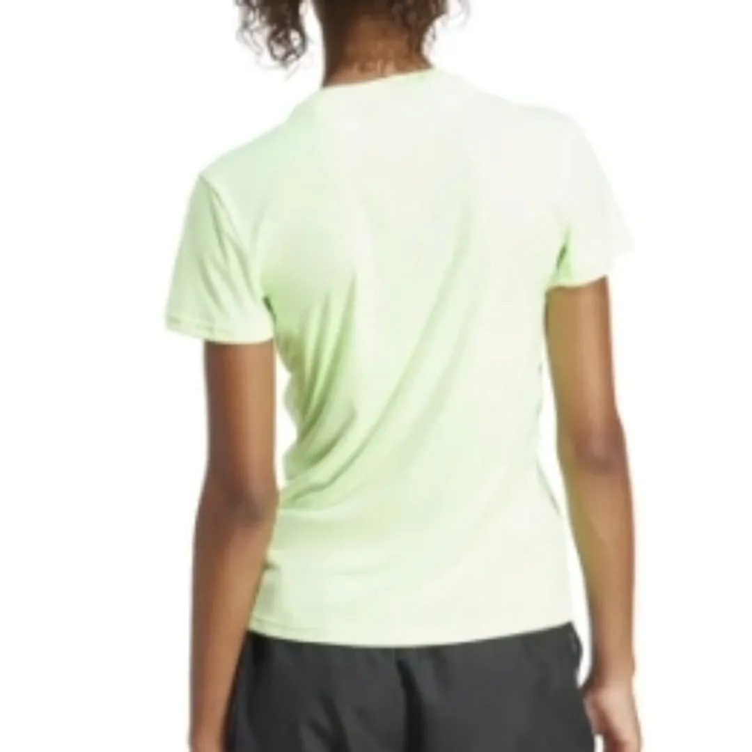 (WMNS) adidas Adizero Essentials Running Shirt Asia Sizing 'Green' IN2251 sold by KicksCrew product image thumbnail 3