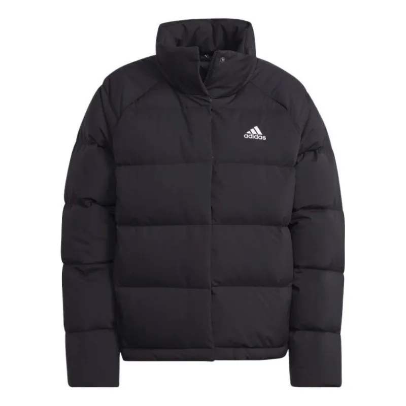 (WMNS) adidas Helionic Relaxed Down Jacket 'Black' HG8696 sold by KicksCrew