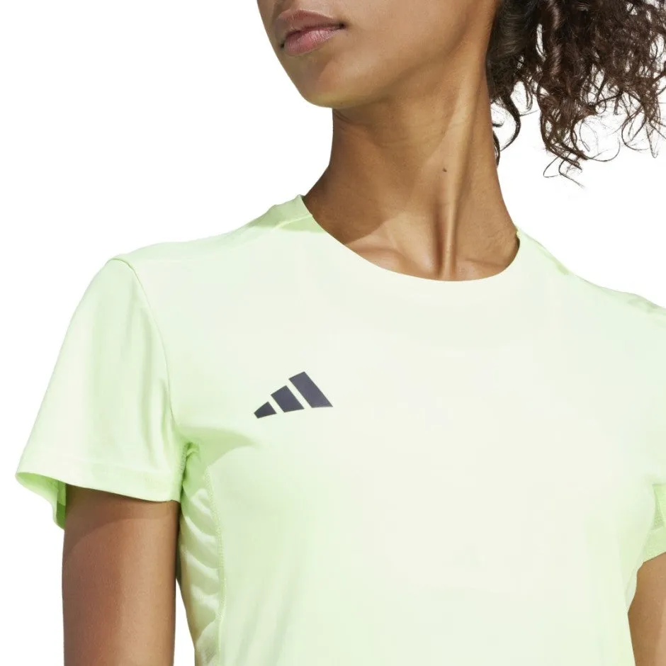 (WMNS) adidas Adizero Essentials Running Shirt Asia Sizing 'Green' IN2251 sold by KicksCrew product image thumbnail 2