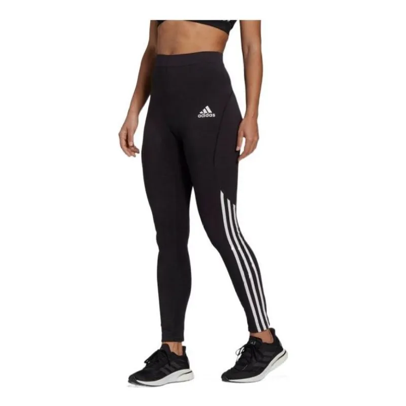 (WMNS) adidas Sportswear Colorblock Leggings Asia Sizing 'Black' GL9460 sold by KicksCrew