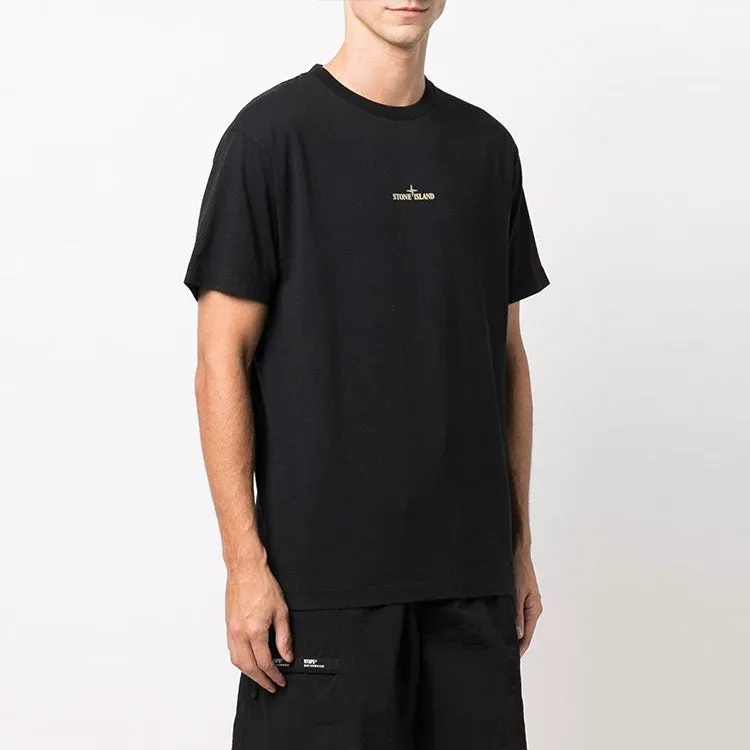 STONE ISLAND Logo T-shirt 'Black' 75152NS83-V0029 sold by KicksCrew product image thumbnail 3