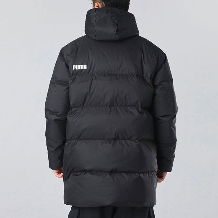 Puma Solid Down Jacket 'Black White' 585513-01 sold by KicksCrew product image thumbnail 4