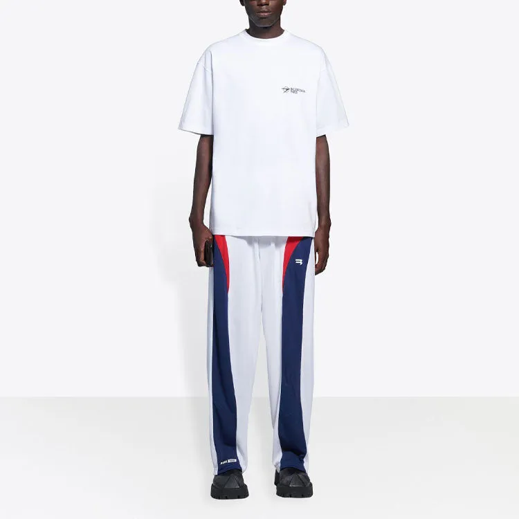 Balenciaga Paris Logo T-Shirt 'White' 612966TKV869040 sold by KicksCrew product image thumbnail 3