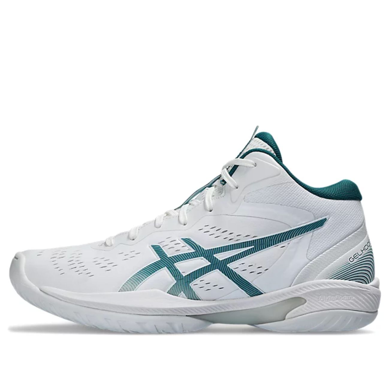 Asics Gelhoop V16 'White Rich Teal' 1063A078-101 sold by KicksCrew