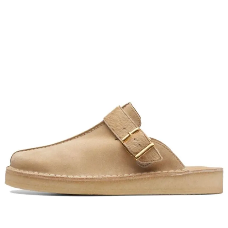 (WMNS) Clarks Women Trek Mule 'Interest Taupe' 26171989 sold by KicksCrew