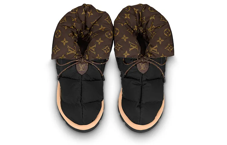 (WMNS) LOUIS VUITTON Pillow Comfort Ankle Boots 'Black with Brown' 1A8T3B sold by KicksCrew product image thumbnail 3
