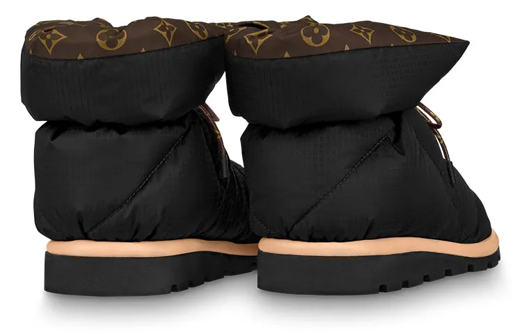(WMNS) LOUIS VUITTON Pillow Comfort Ankle Boots 'Black with Brown' 1A8T3B sold by KicksCrew product image thumbnail 4