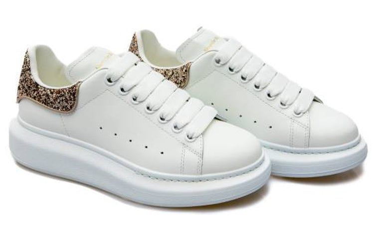 (WMNS) Alexander McQueen Oversized Sneaker 'White Calico Glitter' 718239WICYG9593 sold by KicksCrew product image thumbnail 2