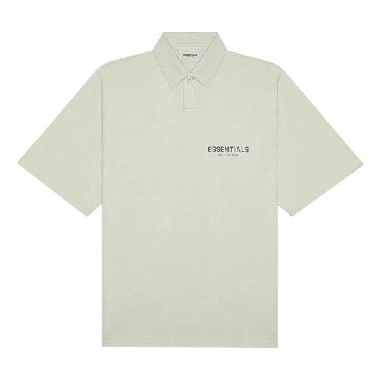 Fear of God Essentials FW20 Polo Shirt 'Sage' FOG-FW20-307 sold by KicksCrew