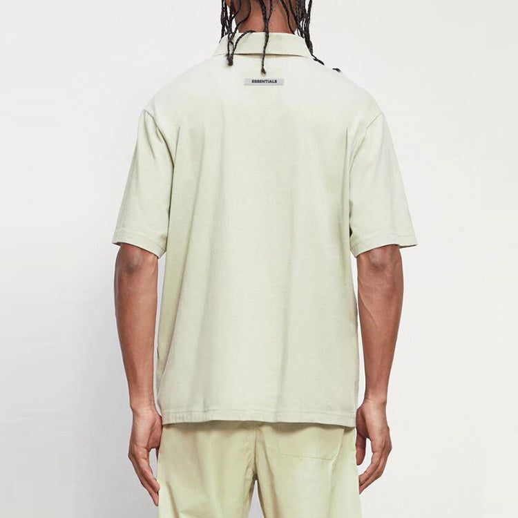 Fear of God Essentials FW20 Polo Shirt 'Sage' FOG-FW20-307 sold by KicksCrew product image thumbnail 3