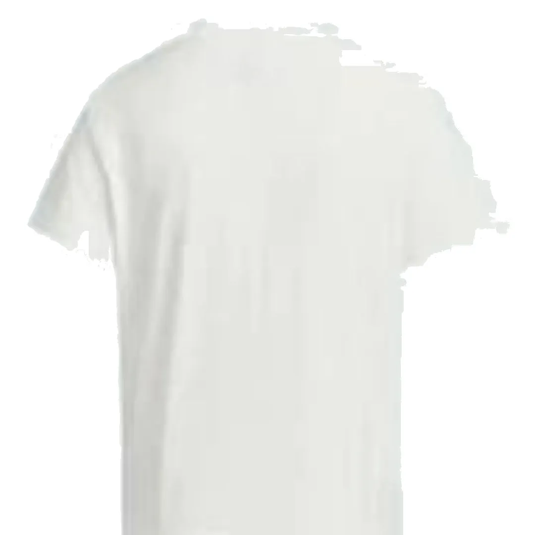 (GS) adidas Sportswear T-Shirt Asia Sizing 'White Pink' IT1807 sold by KicksCrew product image thumbnail 2