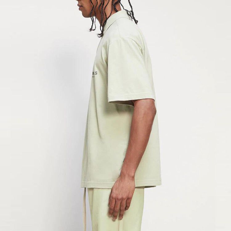Fear of God Essentials FW20 Polo Shirt 'Sage' FOG-FW20-307 sold by KicksCrew product image thumbnail 4