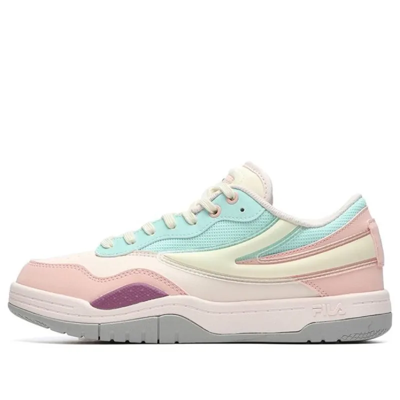 (WMNS) FILA FUSION T88 SKB Skate Shoes 'White Blue Pink' T12W228215FCB sold by KicksCrew