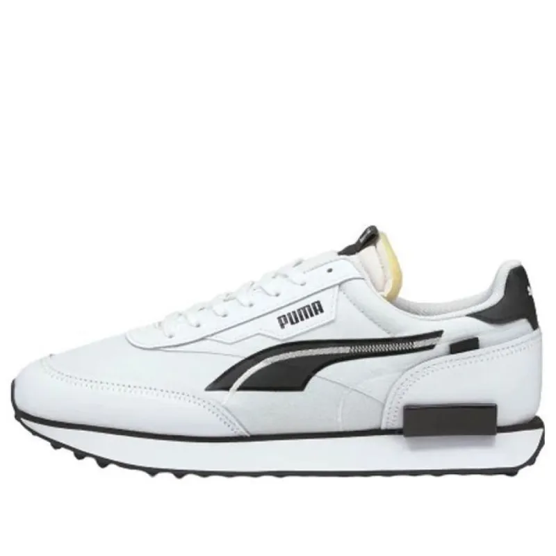 (GS) Puma Future Rider 'White Black' 382031-02 sold by KicksCrew