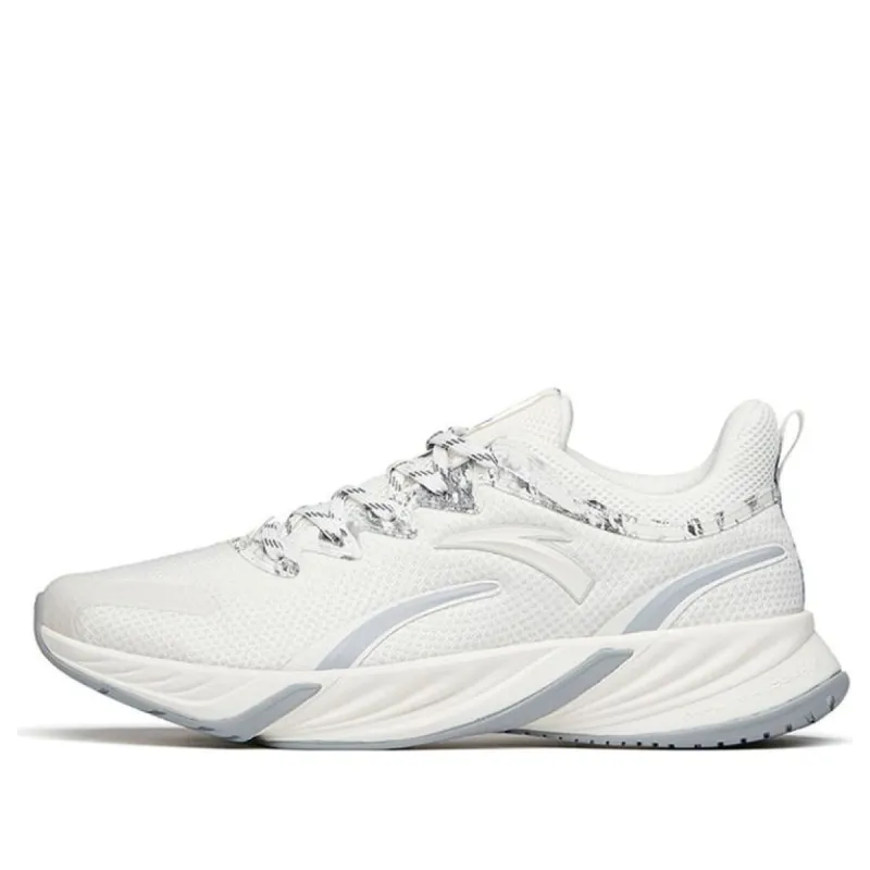 ANTA Running Series Sneakers 'White Grey with Ink Fog' 112145523-5 sold by KicksCrew