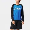 (GS) ASICS Logo Long Sleeve T-shirt 'Blue' 333241003001-8851 sold by KicksCrew