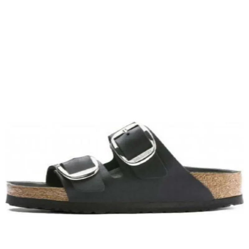 (WMNS) Birkenstock Arizona Double-Buckle Sandals 'Black' 1011075 sold by KicksCrew