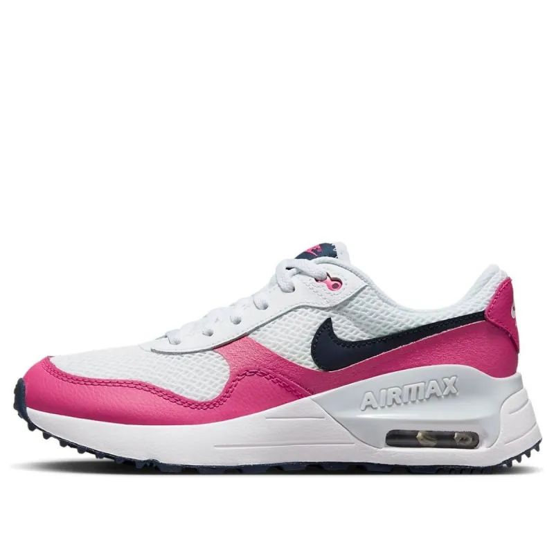 (GS) Nike Air Max SYSTM 'White Fierce Pink' DQ0284-110 sold by KicksCrew
