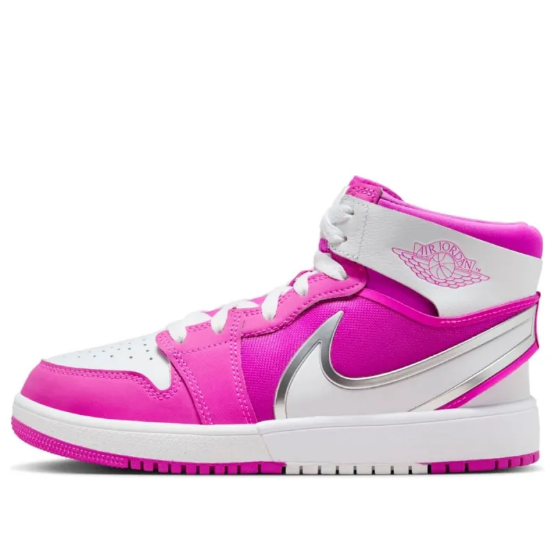 (GS) Air Jordan 1 Mid RM EasyOn 'White Fire Pink' FQ1281-601 sold by KicksCrew