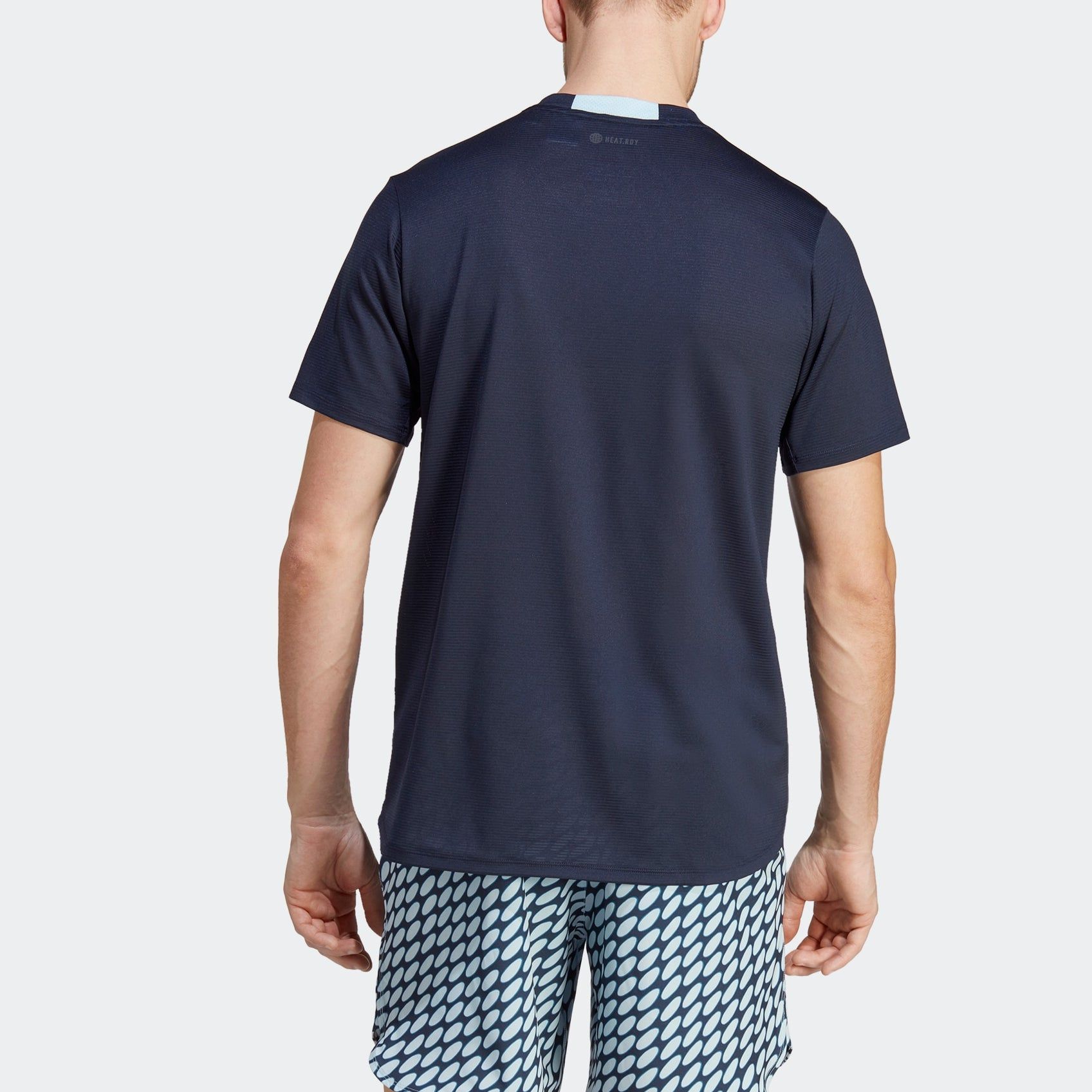 adidas x Marimekko Designed for Training T-shirt 'Navy' HR8208 sold by KicksCrew product image thumbnail 3