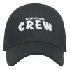 Balenciaga Embroidered Crew Logo Baseball Cap 'Black' 617139410B21000 sold by KicksCrew
