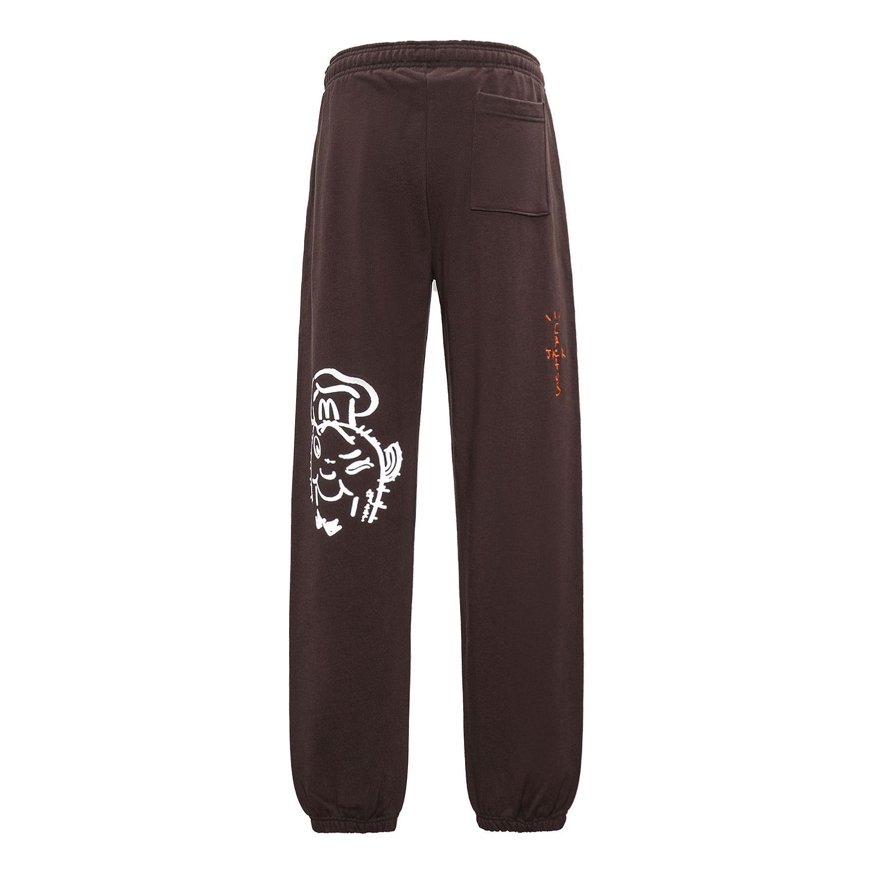 Travis Scott x McDonald's Sticker Bomb Sweatpants 'Brown' TC-23 sold by KicksCrew product image thumbnail 2