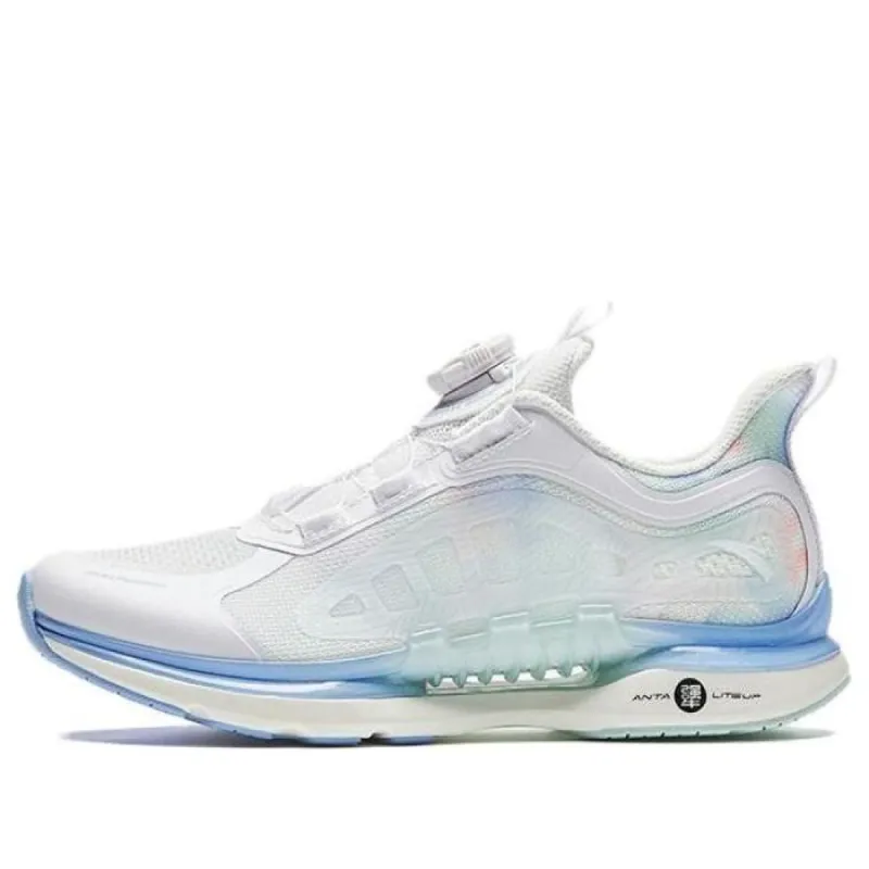 (GS) ANTA Running Series Sneakers 'White blue Green' A322425577-1 sold by KicksCrew