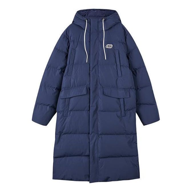 Skechers Casual Warm Down Jacket 'Blue' L422M151 sold by KicksCrew