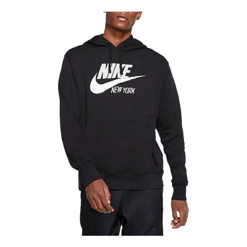 Nike Sportswear Club Fleece New York Hoodie 'Black' CQ7205-010 sold by KicksCrew