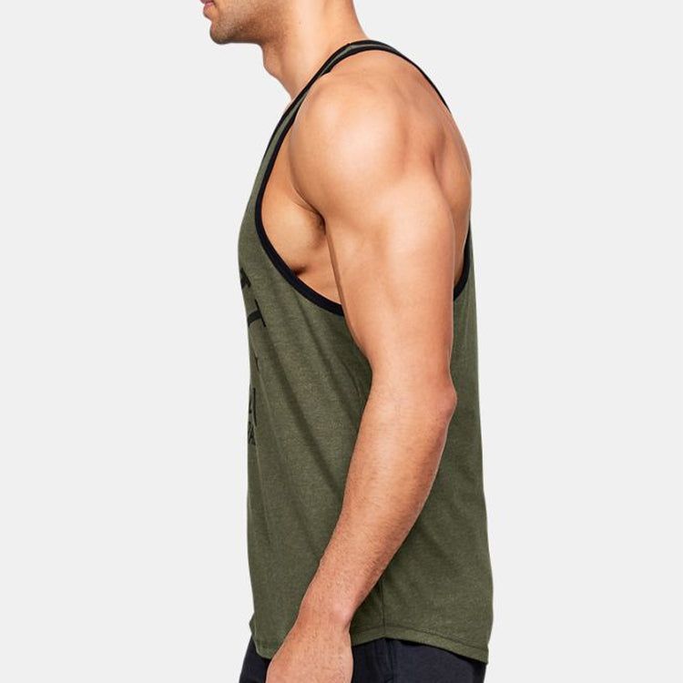 Under Armour Project Rock Pain Into Power Tank Top 'Olive Green' 1353922-315 sold by KicksCrew product image thumbnail 5