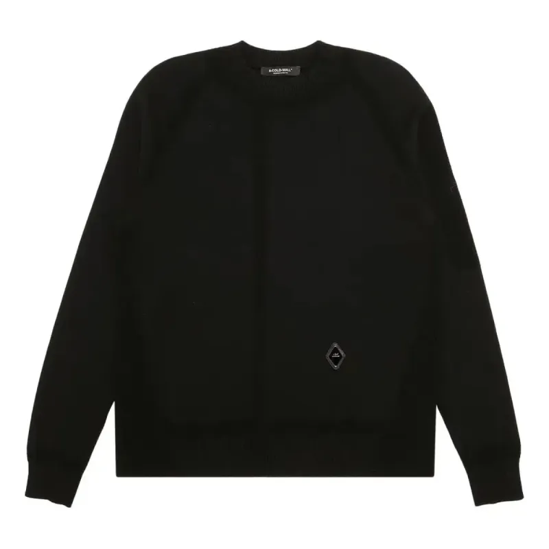 A-COLD-WALL* Technical Knit Sweaters 'Black' ACWMK033-BLACK sold by KicksCrew