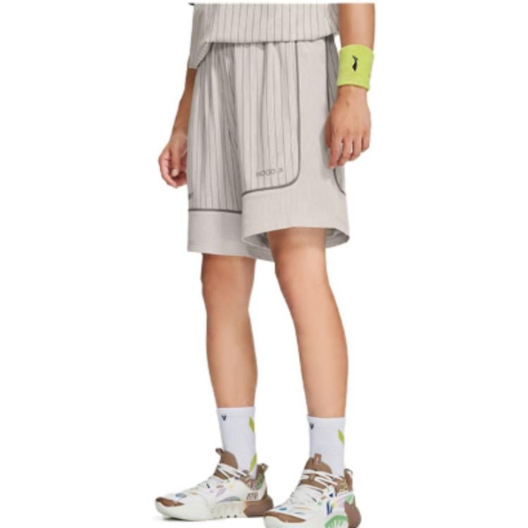 Li-Ning Casual Sport Lined Shorts 'Beige' AAPS235-1 sold by KicksCrew product image thumbnail 5