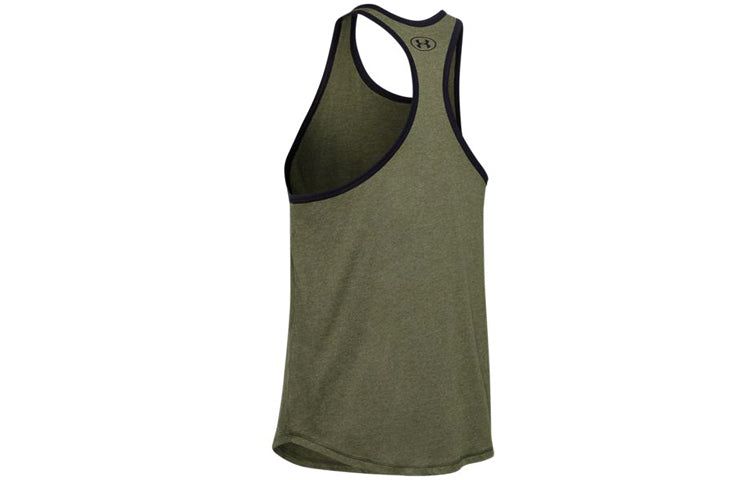 Under Armour Project Rock Pain Into Power Tank Top 'Olive Green' 1353922-315 sold by KicksCrew product image thumbnail 2