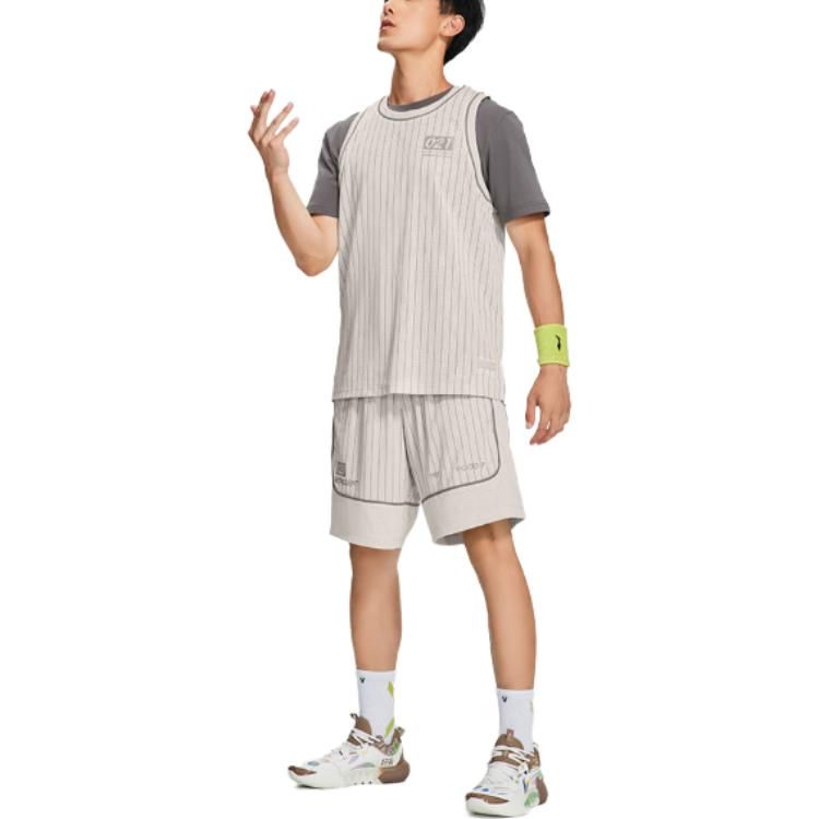 Li-Ning Casual Sport Lined Shorts 'Beige' AAPS235-1 sold by KicksCrew product image thumbnail 3