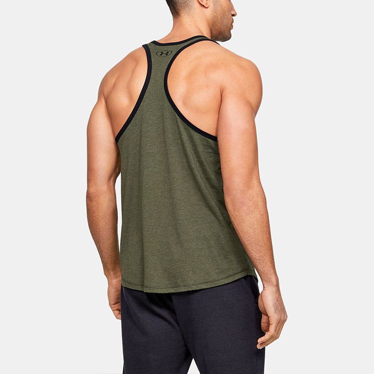 Under Armour Project Rock Pain Into Power Tank Top 'Olive Green' 1353922-315 sold by KicksCrew product image thumbnail 4