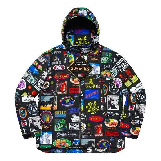 Supreme GORE-TEX Stickers Shell Jacket 'Multi-Color' SUP-SS21-421 sold by KicksCrew product image thumbnail 2