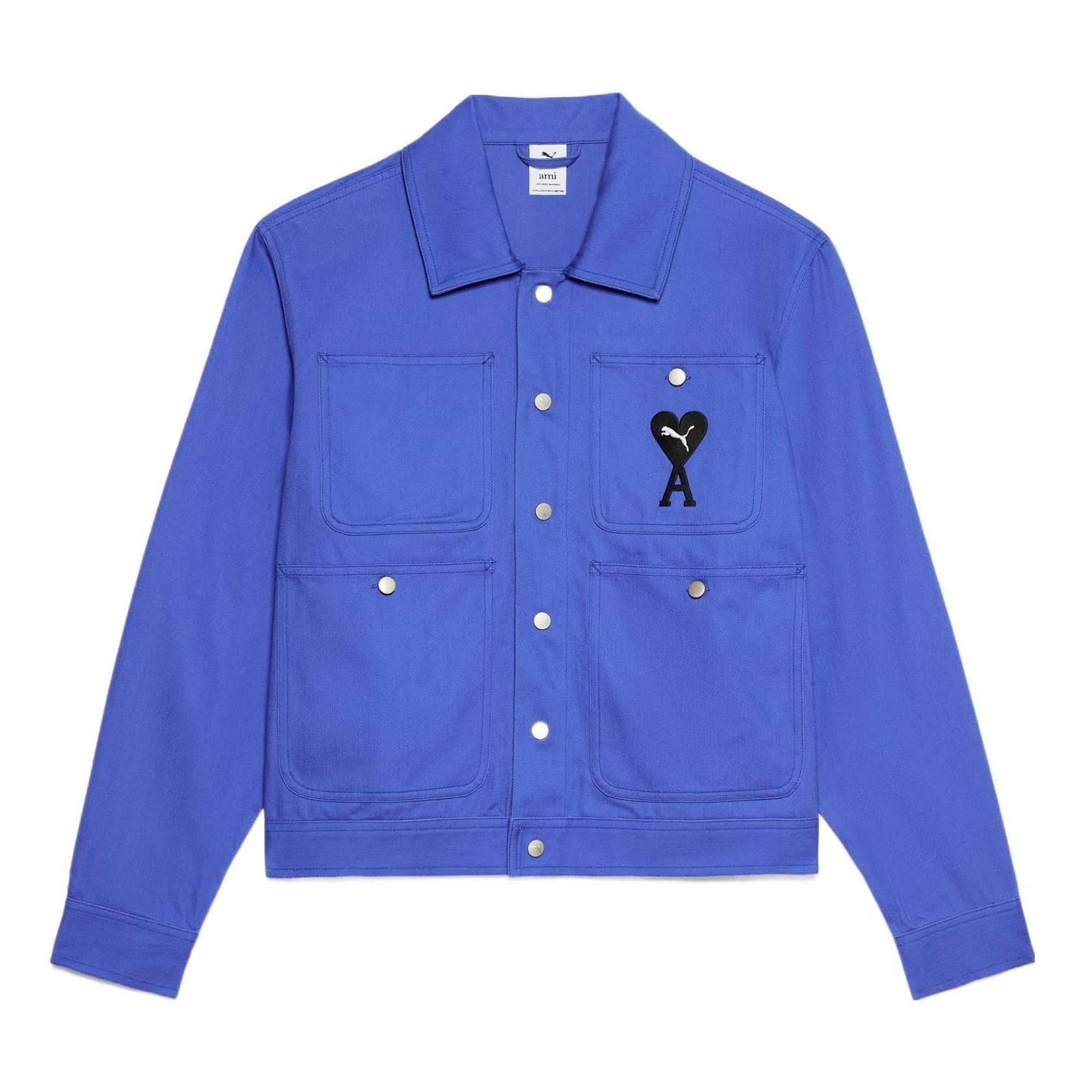 Puma X AMI Jacket 'Blue' 534065-93 sold by KicksCrew