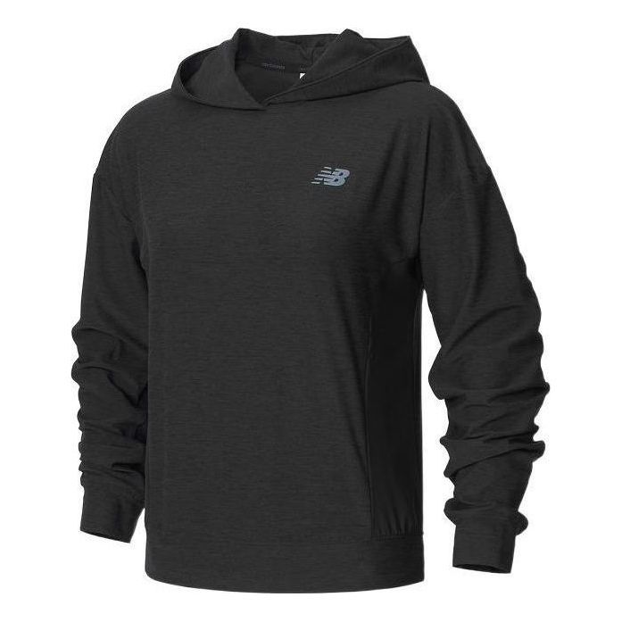 (WMNS) New Balance Sport Spacedye Hoodie 'Black' WT21450-BKH sold by KicksCrew