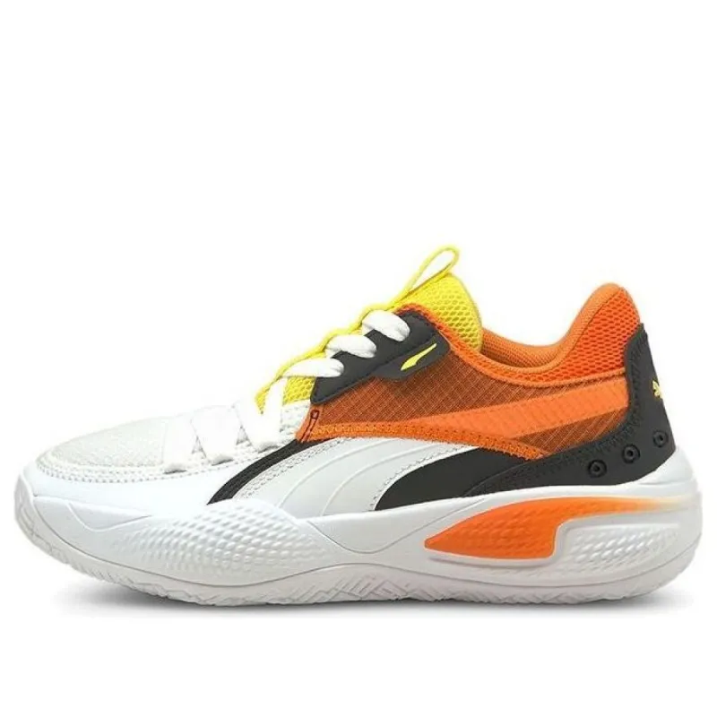 (GS) Puma Court Rider Court Crush 'White Carrot' 376126-01 sold by KicksCrew