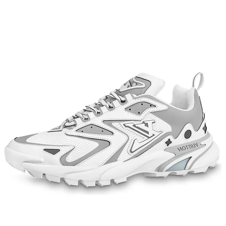LOUIS VUITTON Runner Tatic Sneakers 'White Grey' 1ABEQ4 sold by KicksCrew