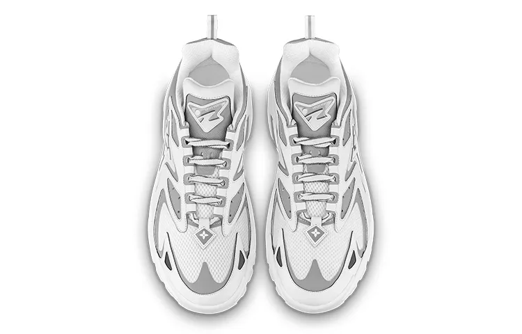 LOUIS VUITTON Runner Tatic Sneakers 'White Grey' 1ABEQ4 sold by KicksCrew product image thumbnail 2