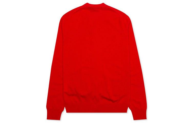 COMME des GARCONS PLAY Cardigan Double Emblem 'Red' AZ-N058-051-5 sold by KicksCrew product image thumbnail 2