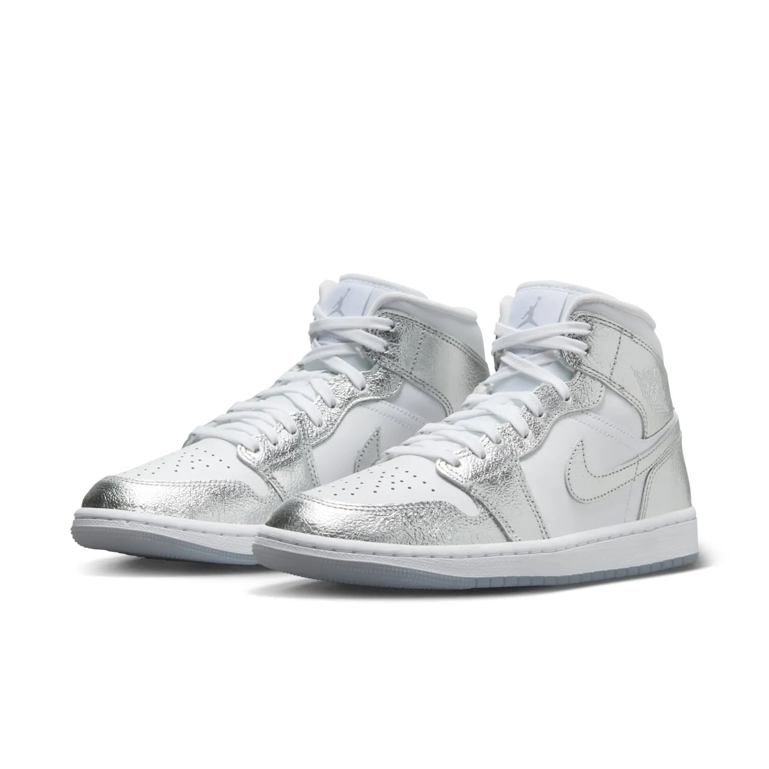 (WMNS) Air Jordan 1 Mid SE 'Metallic Silver' FN5031-100 sold by KicksCrew product image thumbnail 2