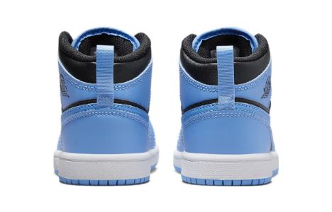 (PS) Air Jordan 1 Mid Shoes 'University Blue Black' DQ8424-401 sold by KicksCrew