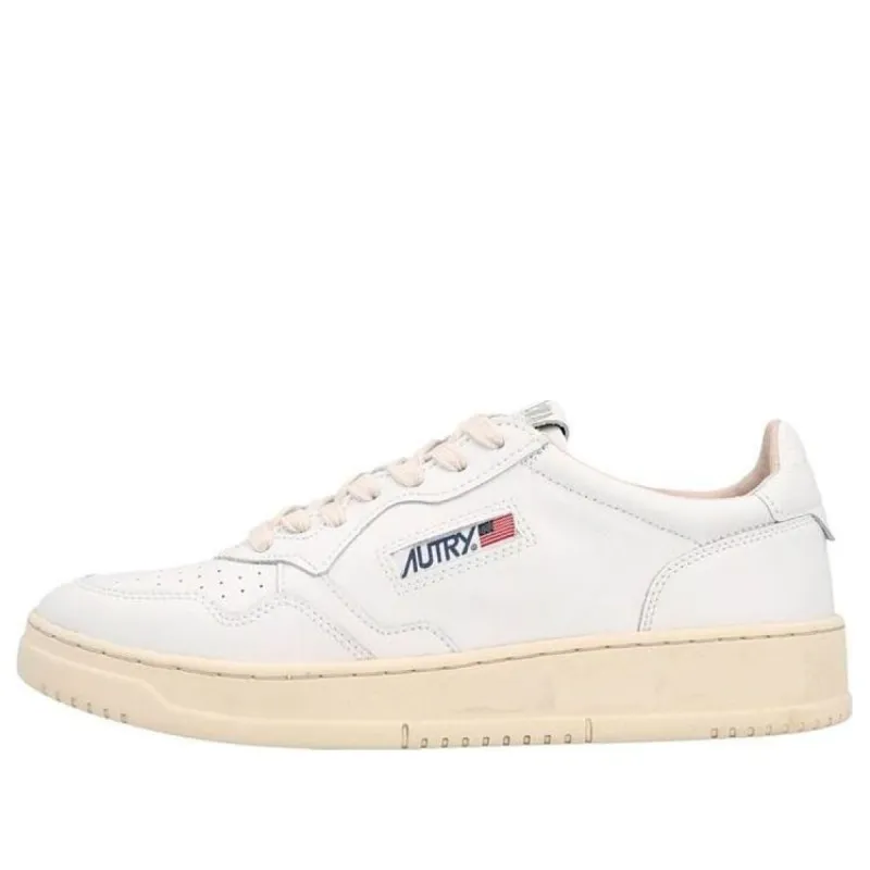 AUTRY Medalist Leather Trainers 'White' AULM-LD06 sold by KicksCrew